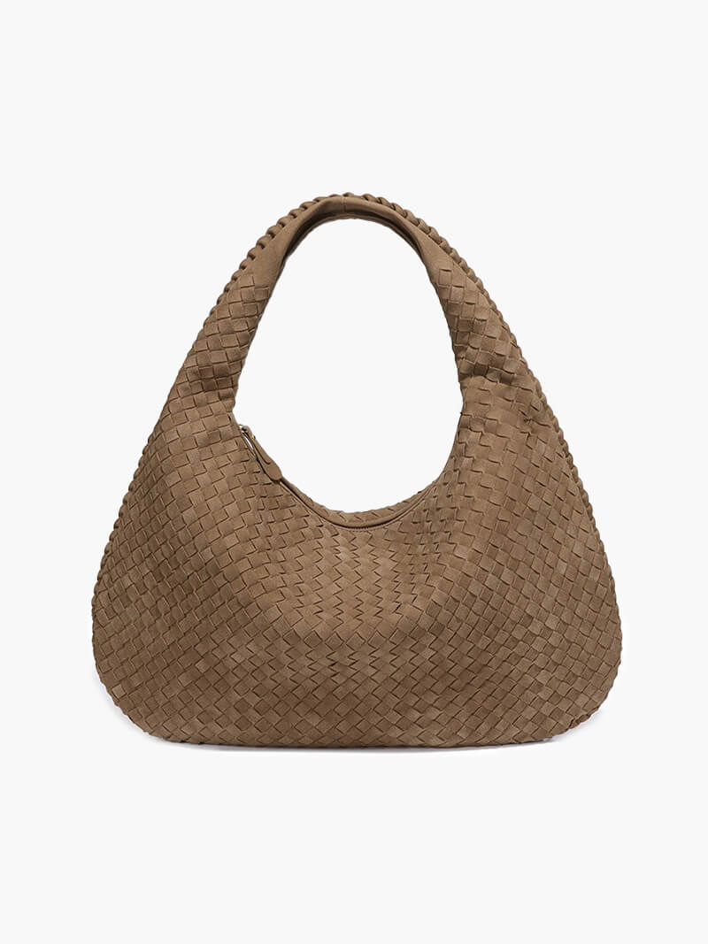 Suede Woven Bag XL - Image 7