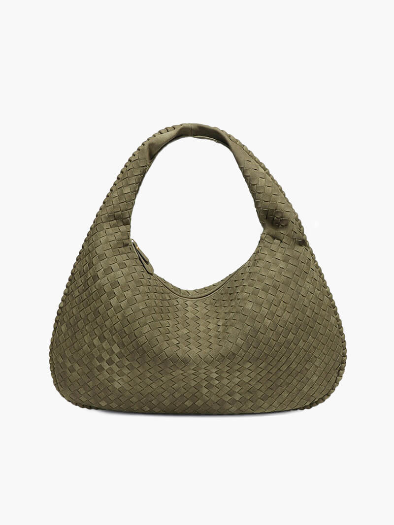 Suede Woven Bag XL - Image 9