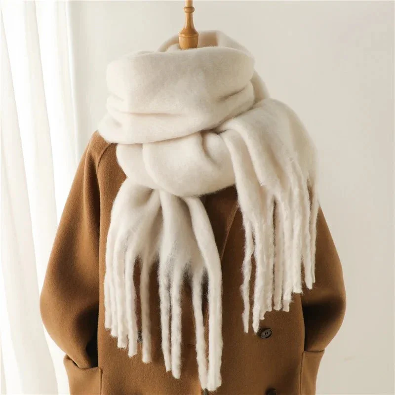 Tanya Tasseled Winter Scarf - Image 26