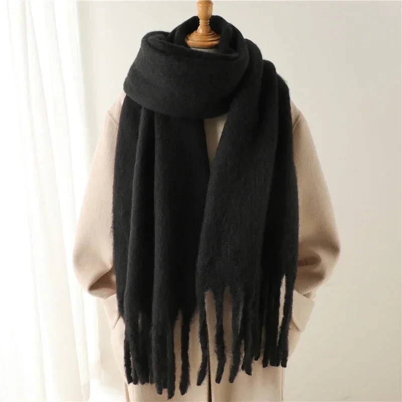 Tanya Tasseled Winter Scarf - Image 28