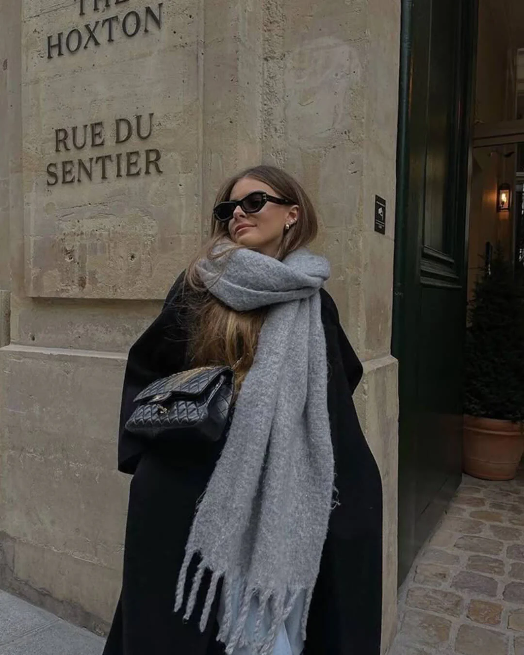 Tanya Tasseled Winter Scarf - Image 3