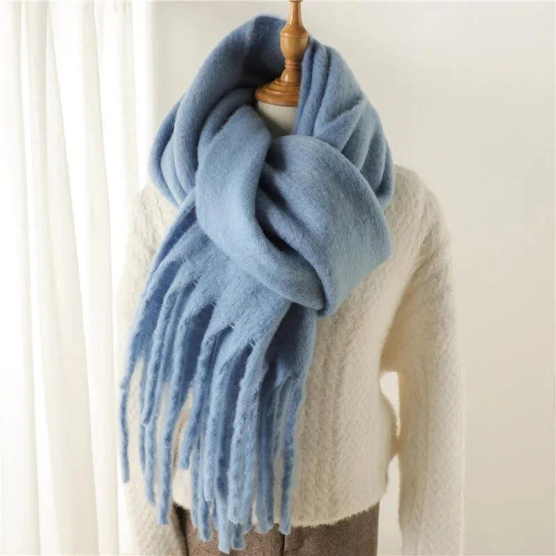 Tanya Tasseled Winter Scarf - Image 31