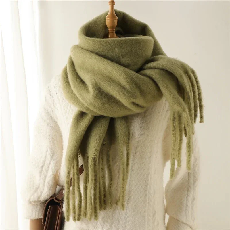 Tanya Tasseled Winter Scarf - Image 32