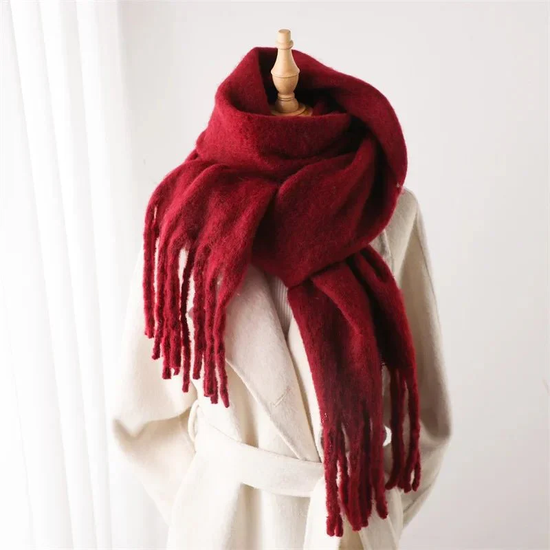 Tanya Tasseled Winter Scarf - Image 33