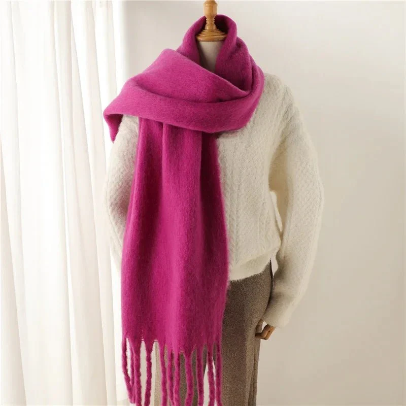 Tanya Tasseled Winter Scarf - Image 34