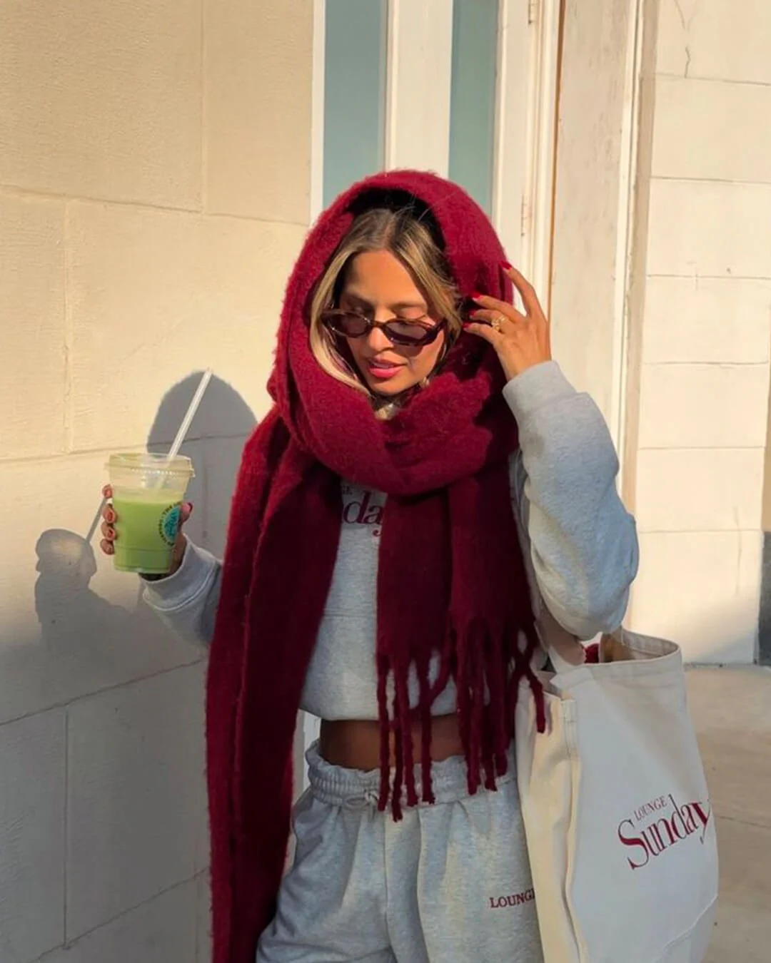 Tanya Tasseled Winter Scarf - Image 7