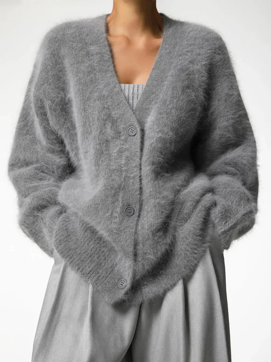 Terry Cozy Knitted Cardigan - Image 5