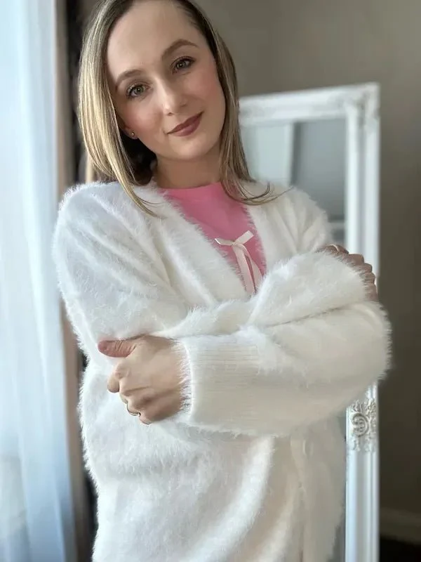 Terry Cozy Knitted Cardigan - Image 8