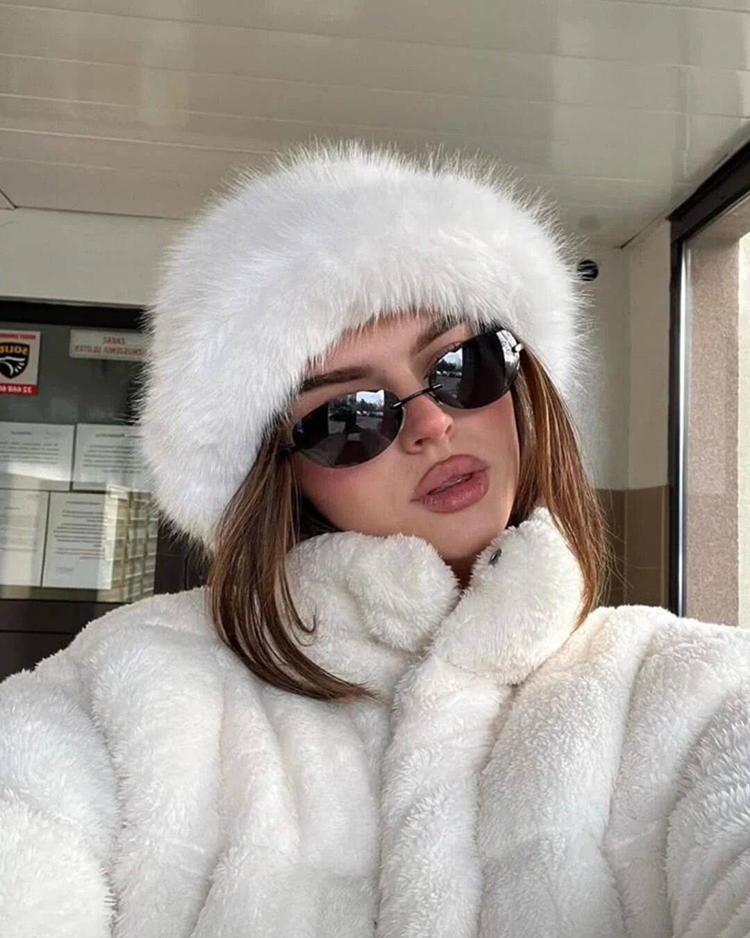 Tracy Faux Fur Hat - Image 8