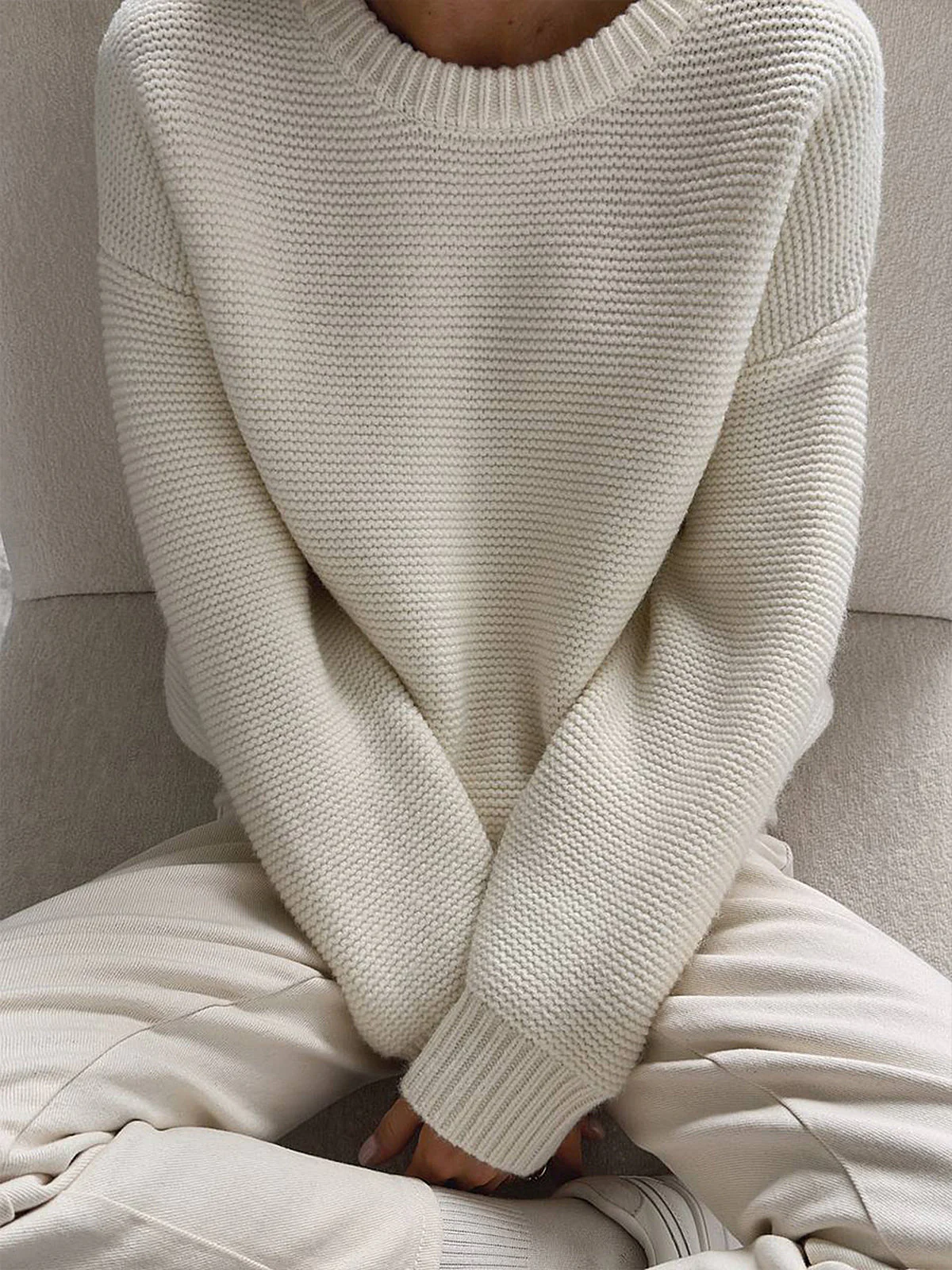 Vivienne Cotton Knit Sweater - Image 3