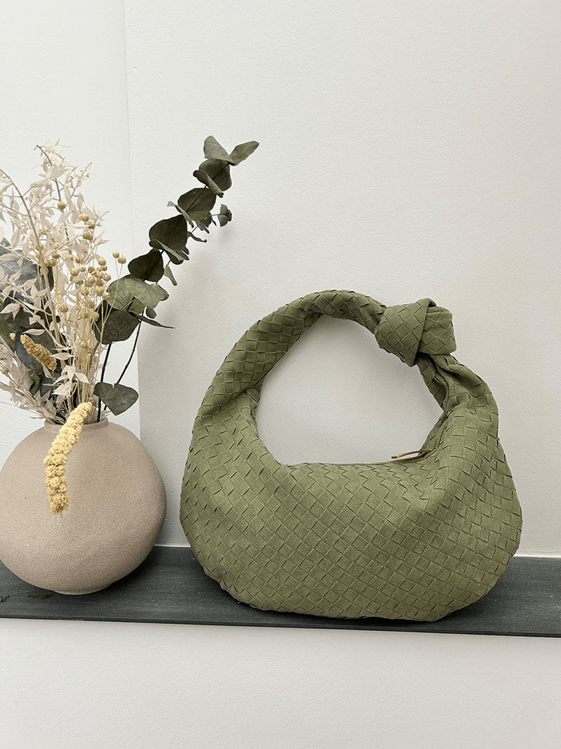 Woven Bag Medium Suede - Image 16
