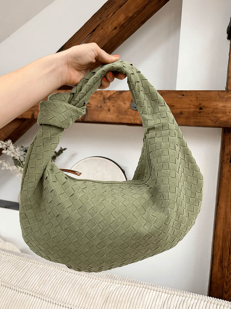 Woven Bag Medium Suede - Image 17