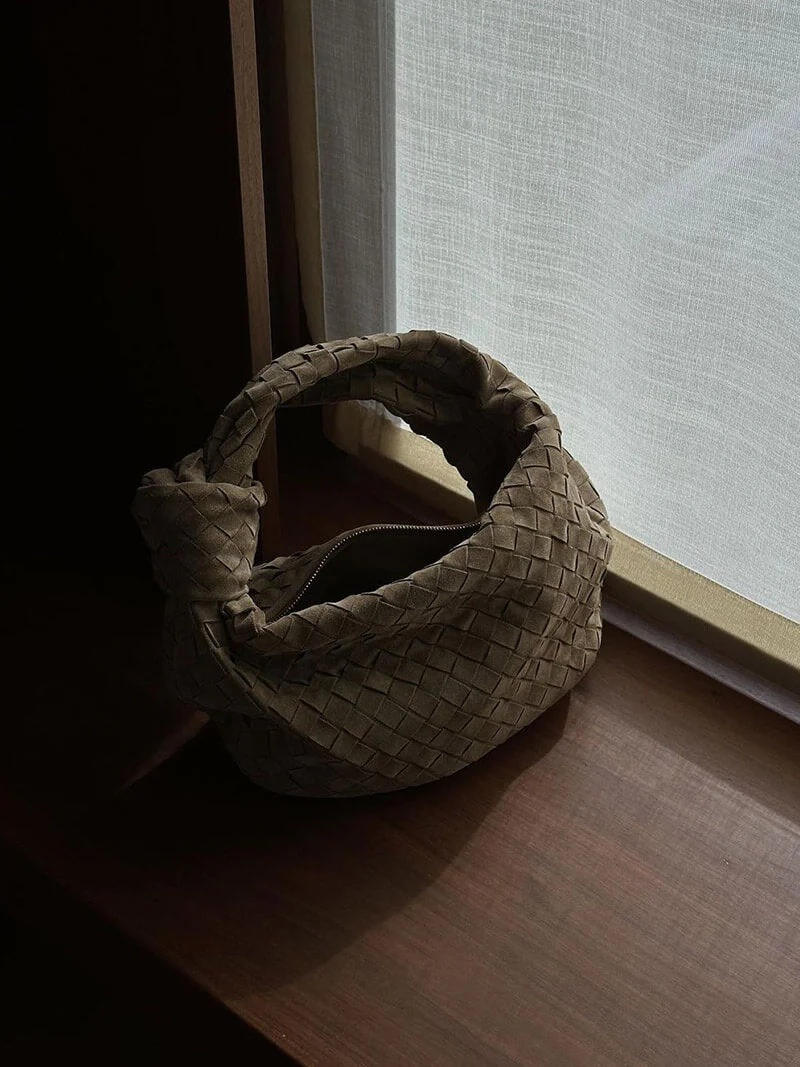 Woven Bag Medium Suede - Image 22