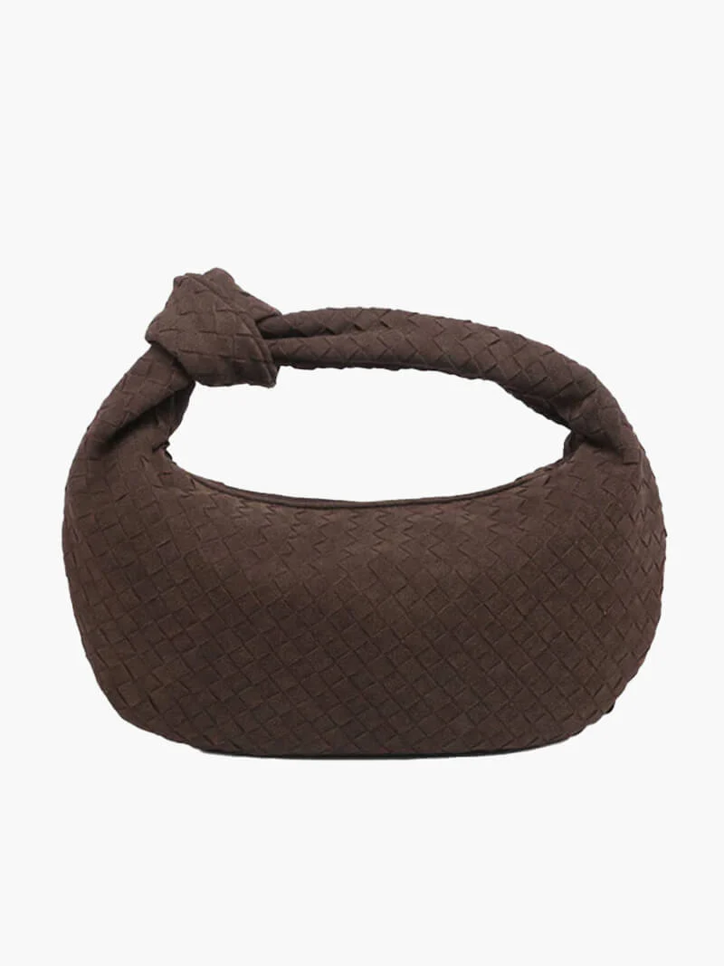 Woven Bag Medium Suede - Image 6
